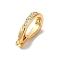 Brass Micro Pave Clear Cubic Zirconia Enhancer Shortener Pendant Bails, Hinged Bails, Cadmium Free & Nickel Free & Lead Free, with Loop, Real 18K Gold Plated, 17x10x2.5mm, Hole: 1.2mm