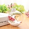 Transparent Plastic Fillable Ball Pendants Decorations, with Rattan inside, Christmas Tree Hanging Ornament, Clear, 60mm