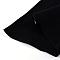 Non Woven Fabric Embroidery Needle Felt For DIY Crafts, Black, 450x1.2~1.5mm, about 1m/roll