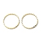 Brass Linking Rings, Cadmium Free & Lead Free, Textured Ring, Real 24K Gold Plated, 20x1mm, Inner Diameter: 18mm
