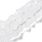 Raw Rough Natural Crystal Quartz Beads Strands, Nuggets, 4~11x4.5~14.5x4.5~14.5mm, Hole: 0.8mm, about 41~43pcs/strand, 15.35~15.94''(39~40.5cm)