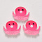 Translucent Frosted Resin Cabochons, Octopus, Deep Pink, 20x24.5x8mm