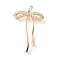 Brass Micro Pave Cubic Zirconia Pendants, Bowknot, with Jump Ring, Long-Lasting Plated, Cadmium Free & Lead Free, Rack Plating, Real 14K Gold Plated, 28x20x3mm