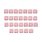 26Pcs 26 Style Silicone Alphabet Beads for Bracelet or Necklace Making, Letter Style, Cube, Pink, 12x12x12mm, Hole: 3mm, 1pc/style