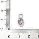 Латунные микро проложить кубического циркония подвески KK-M322-48P-02-3