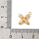 Латунные микропаве прозрачные подвески с фианитом KK-M294-03G-3