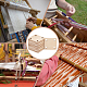Деревянная доска для вязания крючком WOOD-WH0034-29-6
