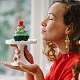 Серьги-подвески из сплава Word Noel с эмалью и стеклянными бусинами EJEW-TA00229-3