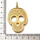 Латунные микро проложить кубического циркония подвески KK-U055-08G-03-3