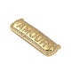 Подвески из кубического циркония с покрытием из латуни KK-M282-34G-2