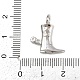 Латунные микро проложить кубического циркония подвески KK-I352-35P-4