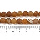 Натуральный druzy агатовые бусы пряди G-NH0024-A03-8mm-5