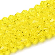 Прозрачные стеклянные бусины GLAA-F029-3mm-21
