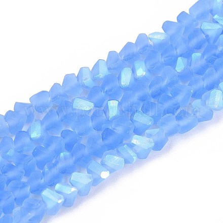 Нити из матового прозрачного стекла GLAA-N054-4mm-10-1