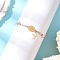 Adjustable Nylon Cord Braided Beads Bracelets, 304 Stainless Steel Virgin Mary Link & Cross Charm Bracelets for Women, with Glass Seed Beads, Pink, Inner Diameter: 2-3/8~3-3/8 inch(6~8.5cm)