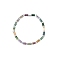 Stainless Steel & Natural Gemstone Beads Stretch Bracelets for Holiday Daily Wear Matching, Colorful,