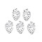 Non-Tarnish 201 Stainless Steel Pendants, Heart Shaped, Stainless Steel Color, 25x16x1.5mm, Hole: 1.8mm