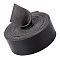 PU Imitation Leather Cord, for Clothing, Flat, Black, 25x1.8mm, about 2.19 Yards(2m)/Roll