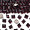 Preciosa® MAXIMA Crystal Fancy Stones, Czech Crystal, 435 23 615 Square, Dura Foiling, 20050 Amethyst, 6x6mm
