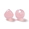 Imitation Jelly Style Acrylic Charms, Teardrop, Old Rose, 13.5x13x13.5mm, Hole: 3mm, about 365pcs/500g