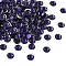 Preciosa® MAXIMA Crystal No Hotfix Flatback Stones, Czech Crystal, Dura Foiling, Round(438 11 615 Chaton Rose), 20490 Purple Velvet, SS16(3.8~4mm)