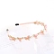 Shiny Elegant Glass Hair Bands, Party Hair Accessories for Girls Women, Pink, 380mm