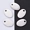 Tarnish Resistant 304 Stainless Steel Pendants, Manual Polishing, Stamping Blank Tag, Oval, Stainless Steel Color, 13x9x1.8mm, Hole: 1.3mm