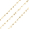 Brass Link Chains, with Spool, Round, Cadmium Free & Nickel Free & Lead Free, Unwelded, Golden, 2x1.7x0.3mm
