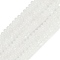 Natural Quartz Crystal Beads Strands, Rock Crystal Rondelle Beads, 4~4.5x2~2.5mm, Hole: 1.2mm, about 155~163pcs/strand, 15.24''~15.31''(38.7~38.9cm)