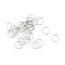 Tarnish Resistant 304 Stainless Steel Open Jump Rings, Stainless Steel Color, 6x0.9mm, Inner Diameter: 4.2mm, about 5000pcs/bag