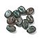 Baking Painted Glass Seed Beads, Coffee Bean, Dark Slate Gray, 11x8.5x6mm, Hole: 1mm