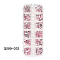 Nail Art Decorations, Acrylic Rhinestones, Mixed Shape, Violet, 13x5x1.2cm
