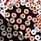 Luminous Resin Imitation Food Decoden Cabochons, Glow in the Dark, Donut, Coral, 8.5~9x4.5mm
