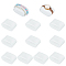 PU Imitation Leather Watch Display Pillows, with Sponge Inside, White, 4.45x7.2x3.65cm