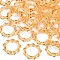 Transparent Acrylic Finger Rings, Sun, Orange, US Size 8(18.1mm)
