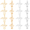 201 Stainless Steel Pendants, Bird, Hollow, Mixed Color, 18x17x1mm, Hole: 1.5mm, 12pcs/box