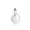 Anti-Tarnish 304 Stainless Steel Pendants, with Jump Ring, Manual Polishing, Flat Round Charm, Stamping Blank Tag, Stainless Steel Color, 6x1mm, Hole: 3.5mm