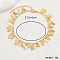 Boho Brass Butterfly Charm Anklets for Women, Golden, 8-1/2 inch(215mm)