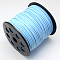 Faux Suede Cord, Faux Suede Lace, Light Sky Blue, 2.7x1.4mm, about 98.42 yards(90m)/roll