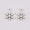Tibetan Style Alloy Pendants, Lead Free & Cadmium Free, Snowflake, Antique Silver, 18x13x2mm, Hole: 1.5mm, about 780cs/500g
