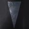 LDPE Cake Piping Bag, for Cake Decorating Tips Tool, Triangle, Clear, 500x260x0.1mm, 50pcs/set