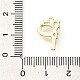 Латунные микро проложить кубического циркония подвески KK-M310-01G-16-3
