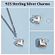 2 шт. 925 подвески из стерлингового серебра STER-GO0001-51-3