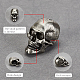 2шт 2 цвета латунные бусины FIND-AR0002-30-4