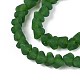 Нити из матовых непрозрачных стеклянных бусин GLAA-N017-4mm-17-4