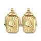 Кулоны из экологически чистой латуни KK-B047-08G-2