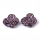 Ручной полимерной глины шариков Rhinestone RB-T017-09D-2
