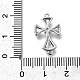 Латунные микро проложить кубического циркония подвески KK-K400-40P-3