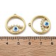 Латунные микро проложить кубического циркония подвески KK-U060-07G-02-3