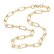 Цепочки-скрепки из нержавеющей стали 304 NJEW-I245-09G